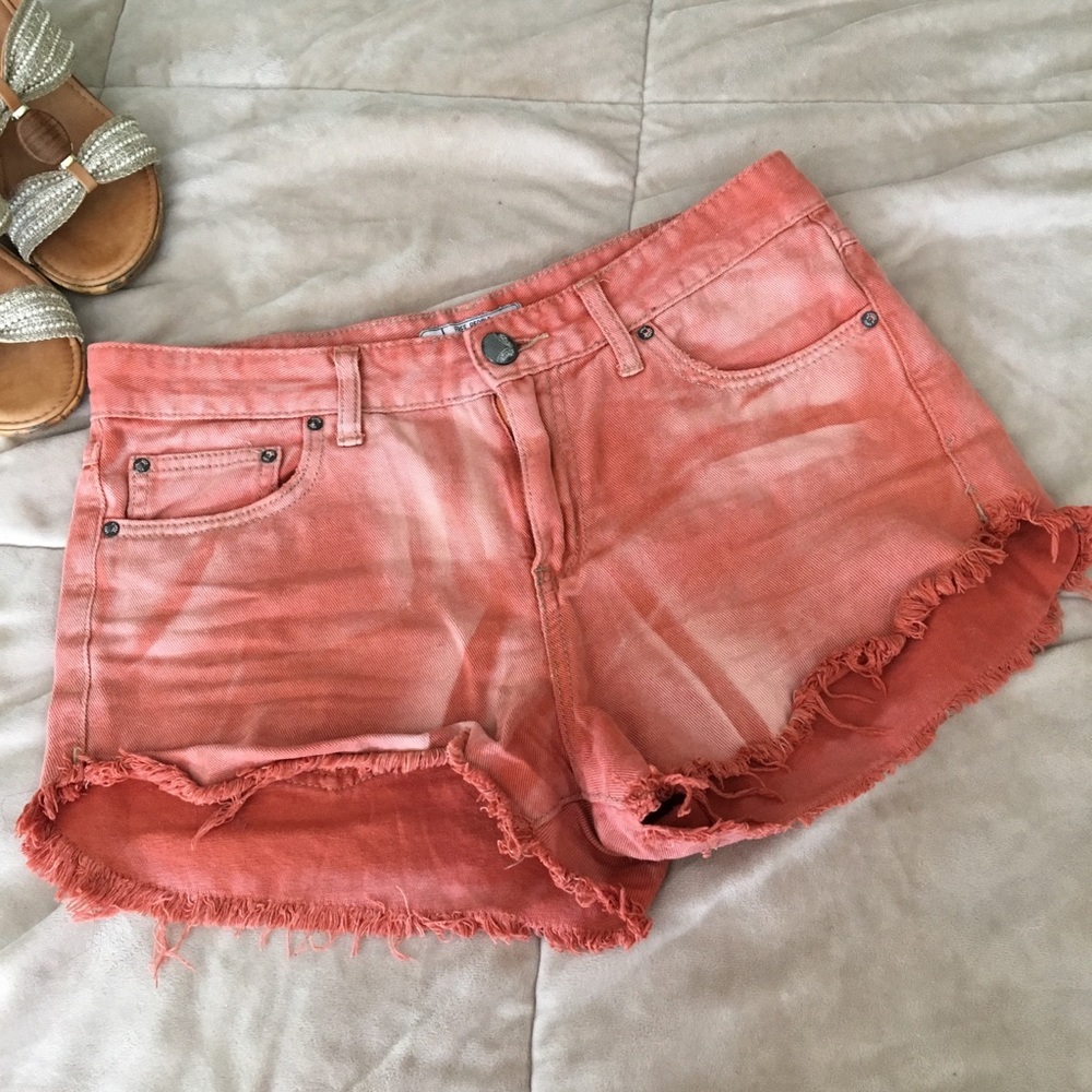 GUC Free People Cut Off boho orangey shorts